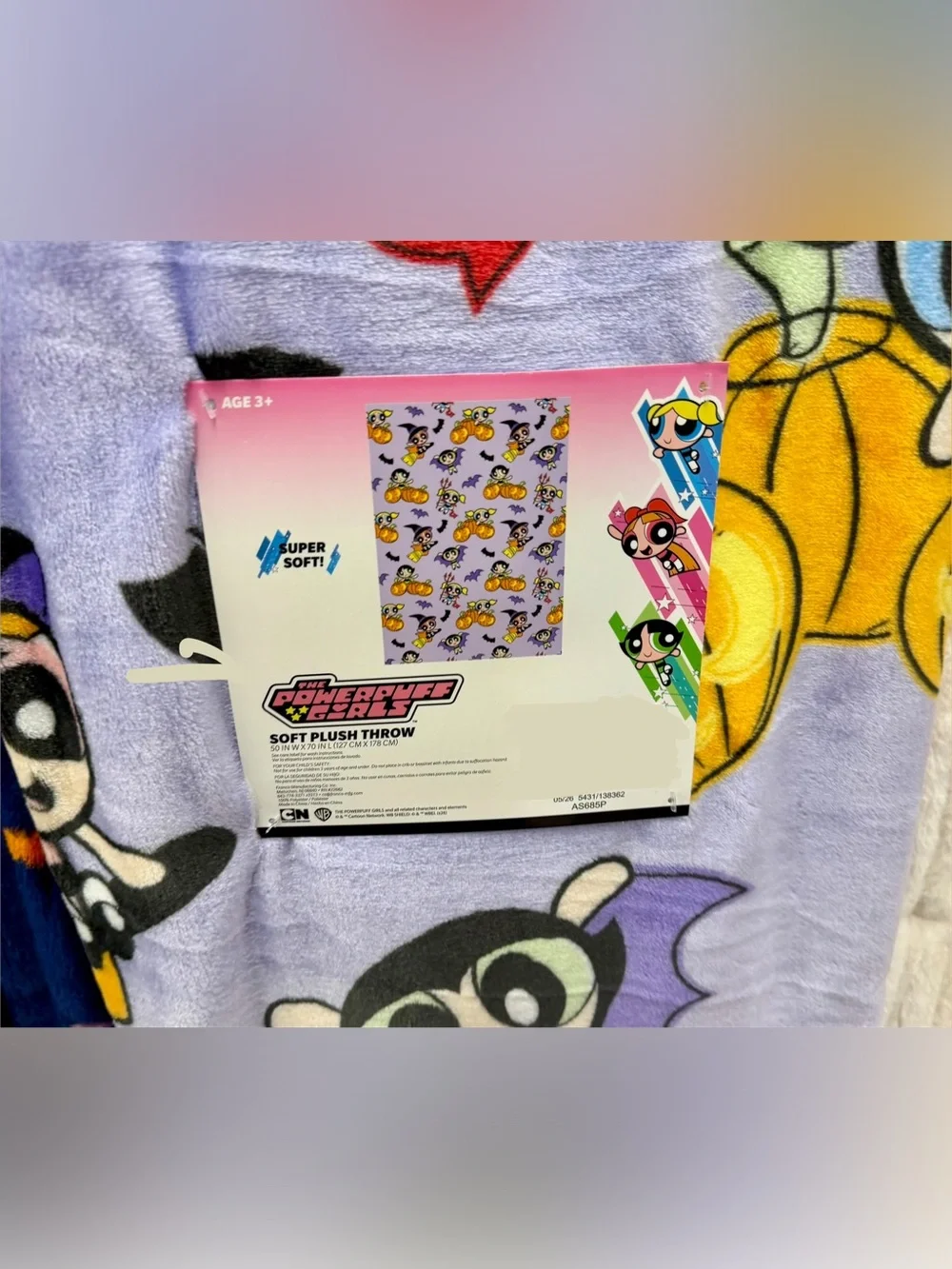 2026 NEW RELEASE powerpuff girls halloween plush blanket throw